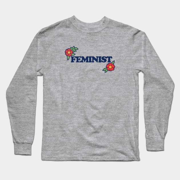 Feminist Long Sleeve T-Shirt by bubbsnugg